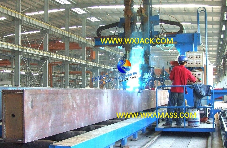 Steel Structure BOX Beam Production Line Assembly Electroslag Submerged Arc Finished Welding