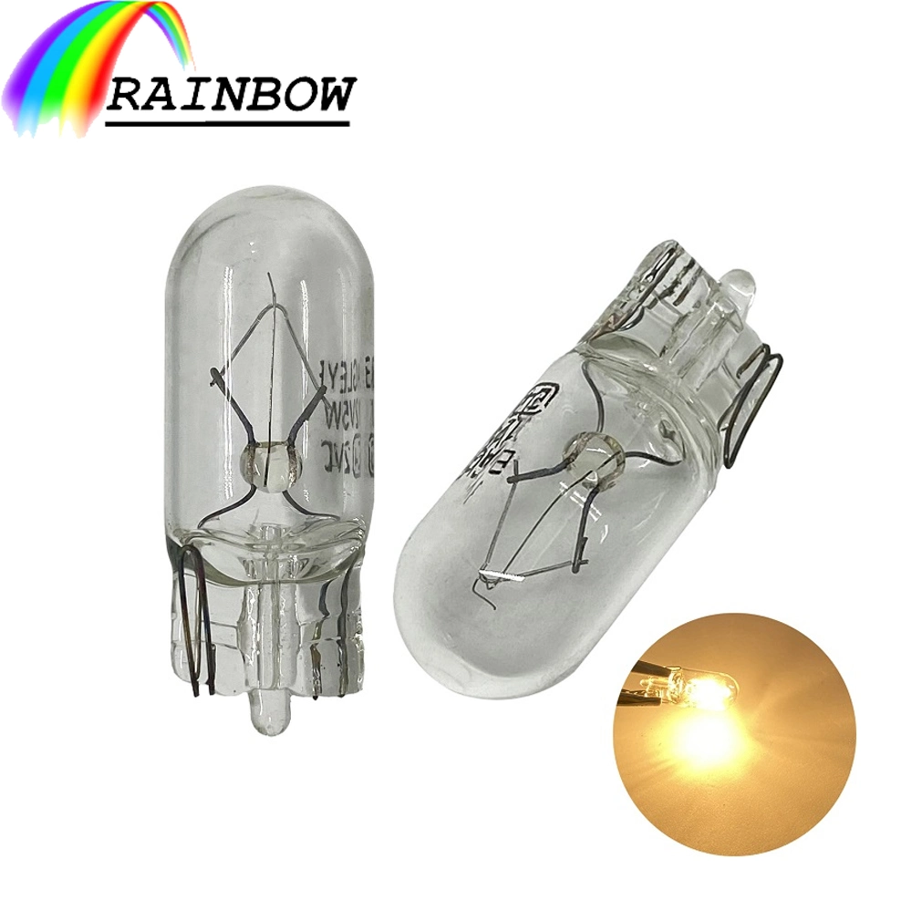 T10 W5W de color blanco de 5W 194 cuñas de lado la lámpara halógena de 501 Alquiler de fuente de luz de la luz de instrumento Dropshipping