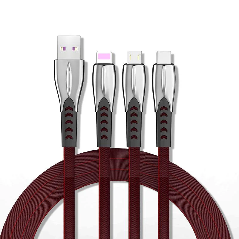 High quality/High cost performance 3 in 1 Type-C Micro Apple USB Charging Cable