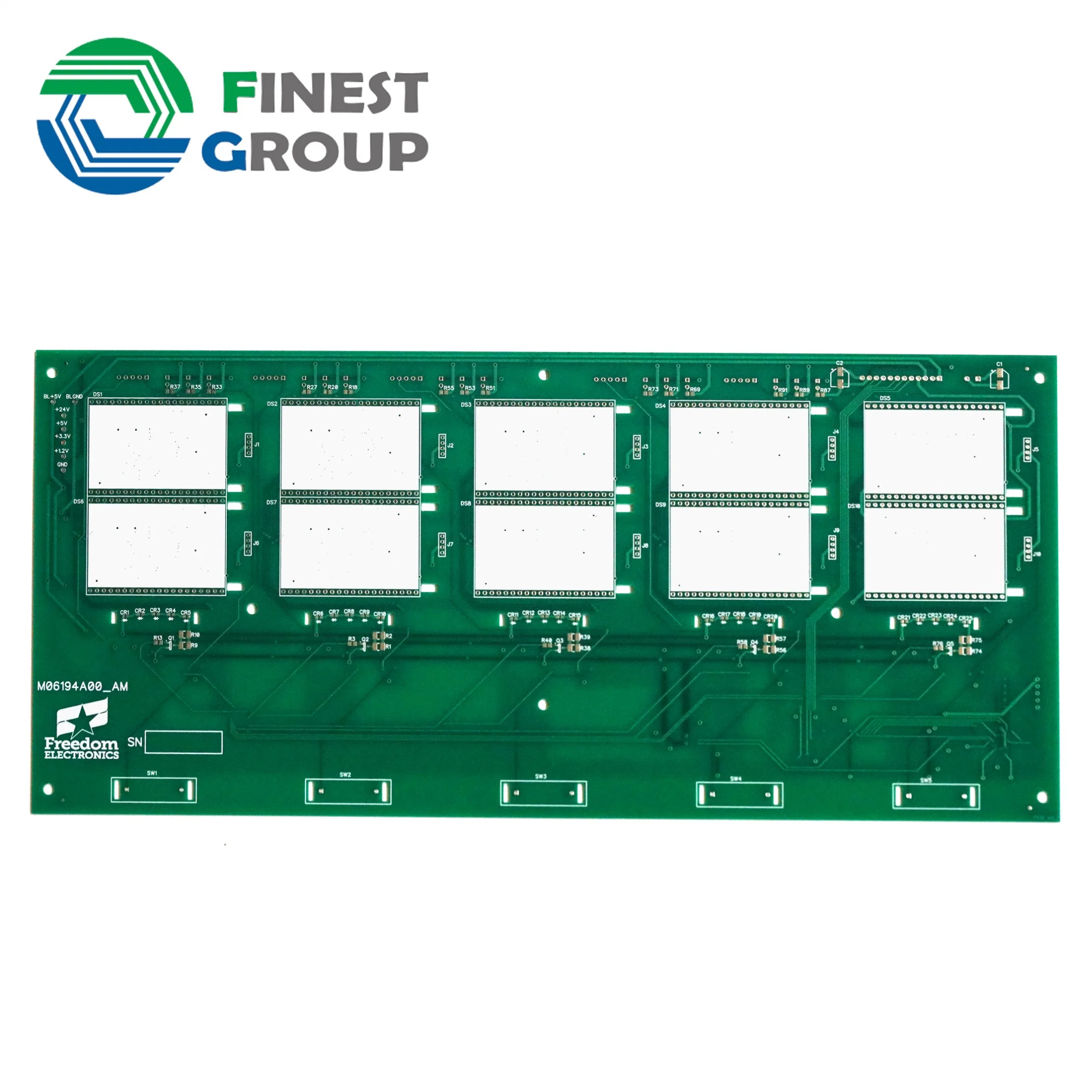 Circuito de programação Esp32 Design de painel de prototipagem rápida de PCB Design de metal pequeno Fabricante de PCB IDH revestido