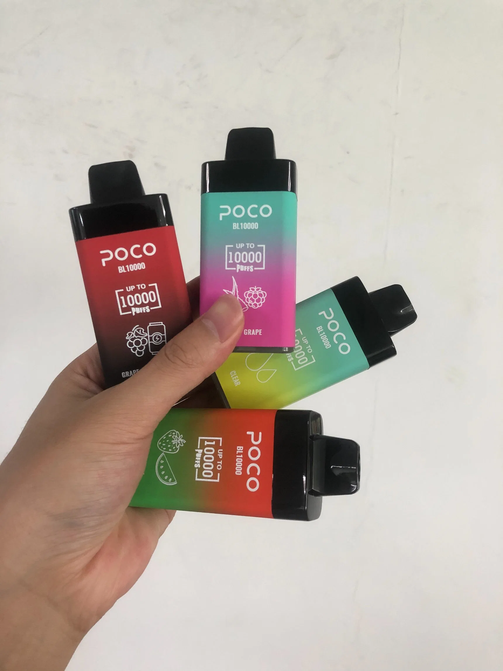 Poco 10000bocanadas mejor mayorista Shenzhen Cigarrillo Electrónico Desechable Vape Wape Logotipo personalizado