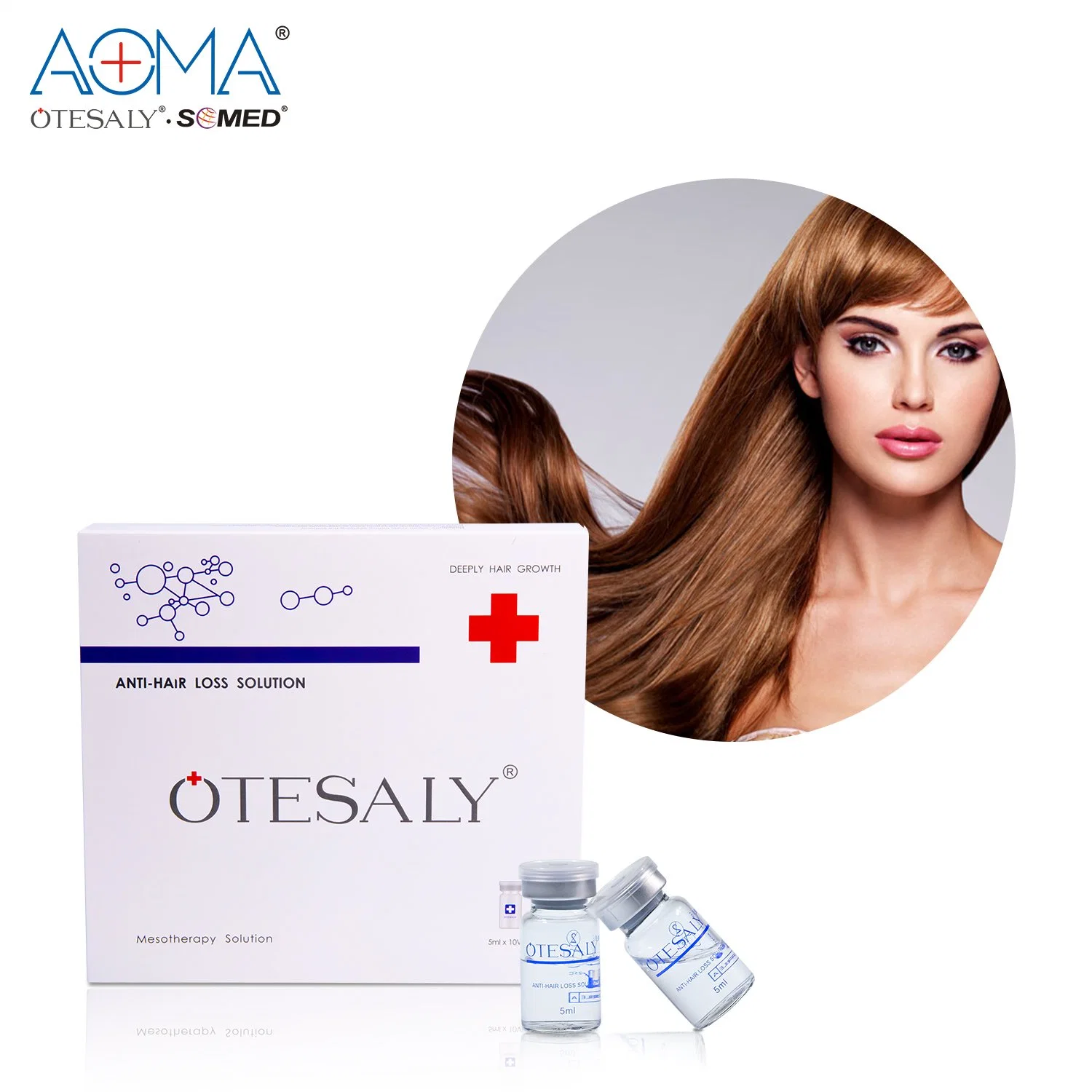 علاج Otesaly Mestherapy مضاد لفقدان الشعر Serum الشعر حل نمو الشعر