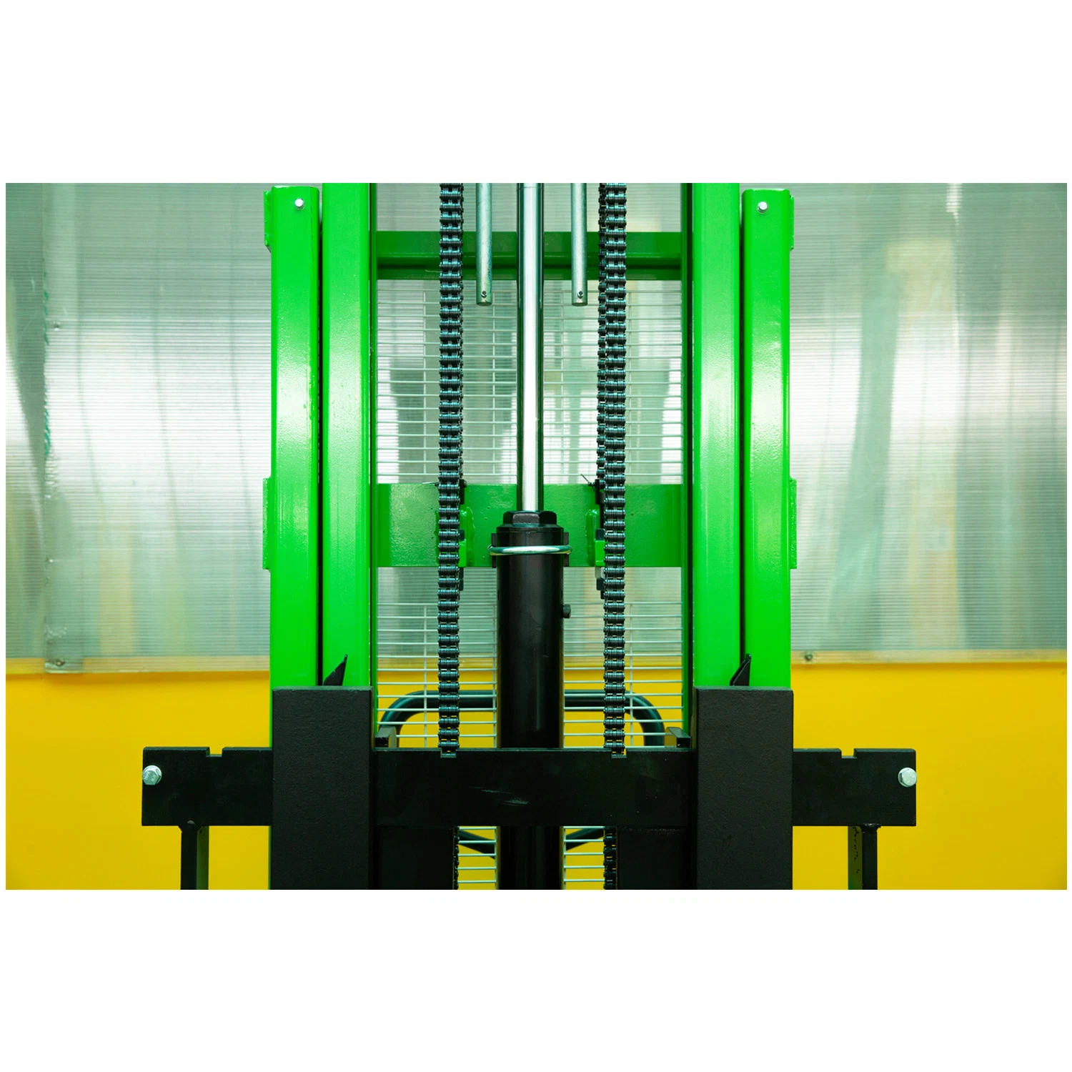 1.6m/2.5m Lifting Height Hydraulic Manual Stacker Truck with Adjustable Forks