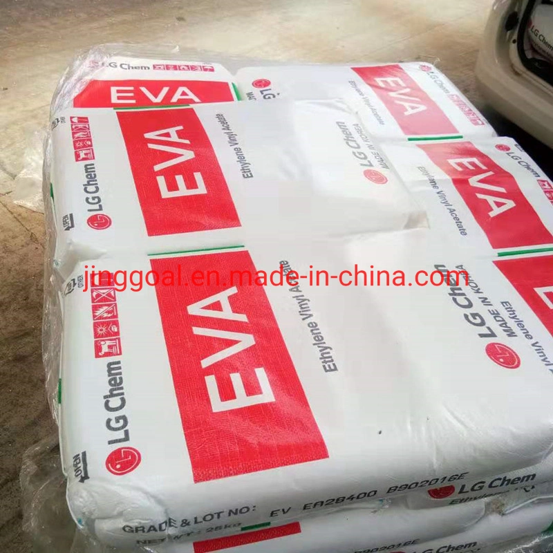 Los gránulos de plástico EVA EVA EVA 18j3/EVA UL02528 Corea LG Ea28150 CE28005 la fluidez de Arroz de plástico de 150 Va un 28% de contenido