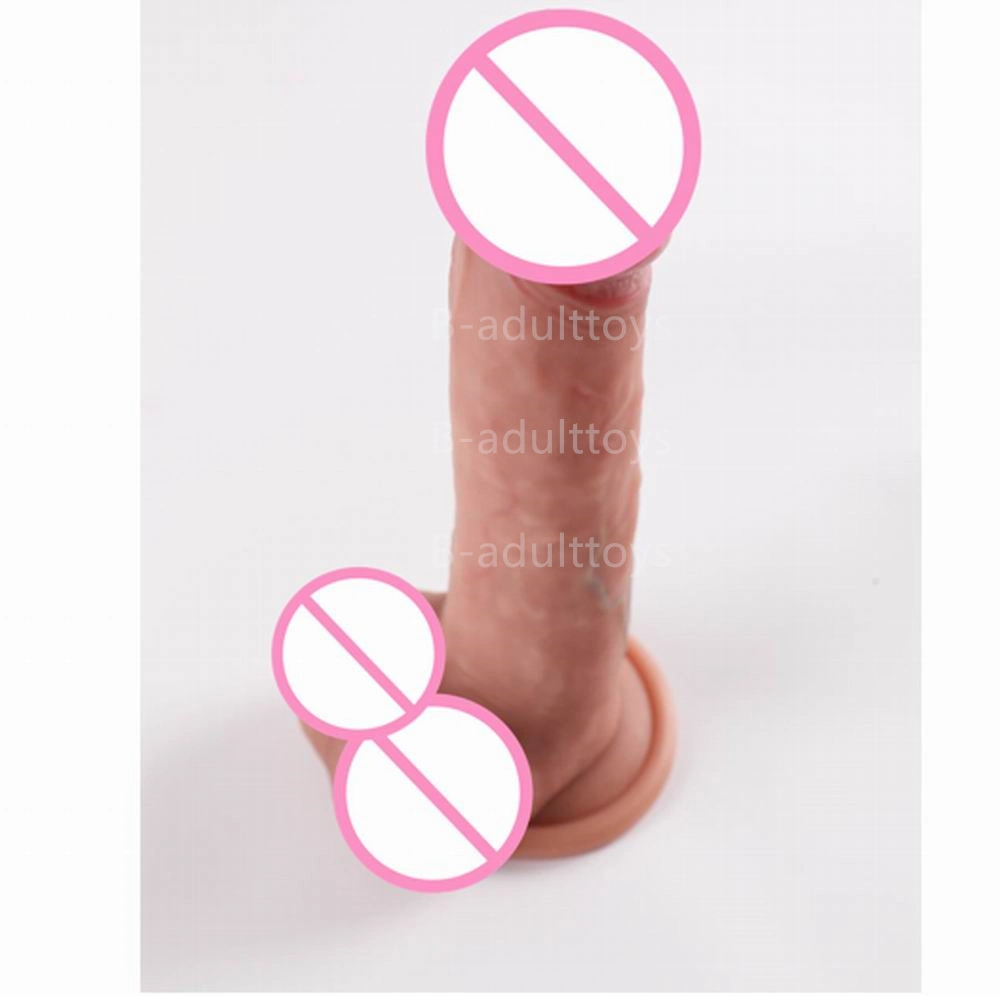 TPE Sex Toy Best Manufacturer Sliding Large Dildo Jelly Penis Wand New Design for Women