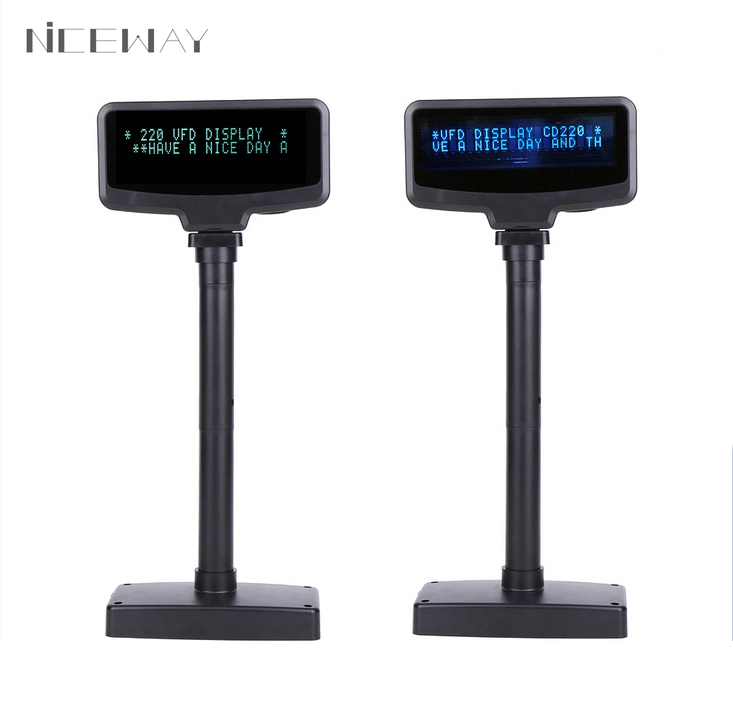 RS232 Port Opos Jpos Support POS VFD Pole Customer Display