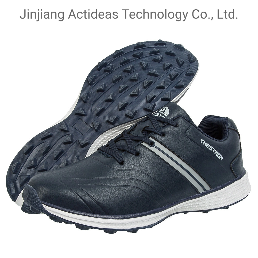 Спортивная обувь водонепроницаемый моды Резиновые башмаки для гольфа из натуральной кожи для мужчин