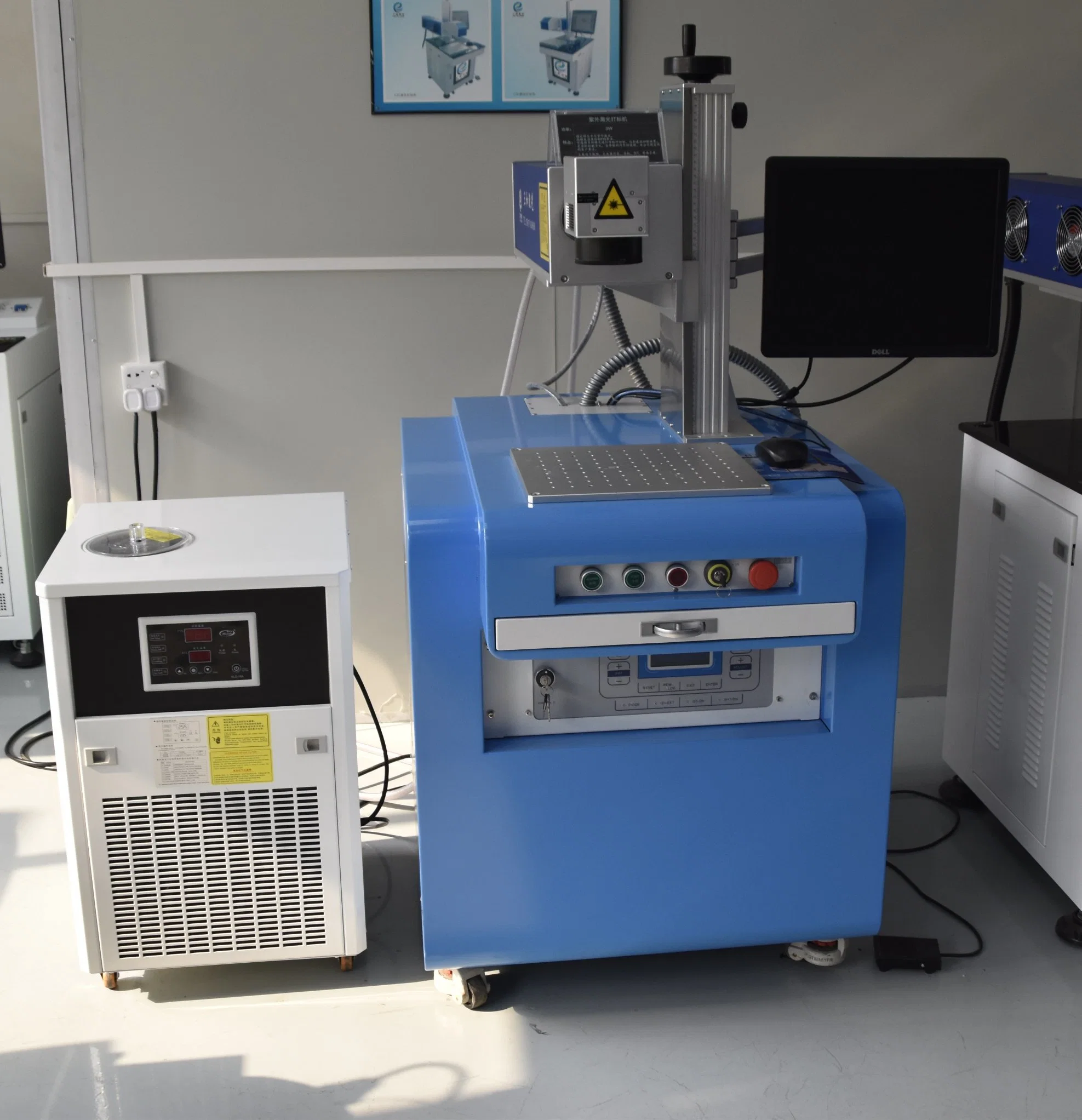 UV Fly Laser Machine for Bag Date and Serial Number Marking Printin