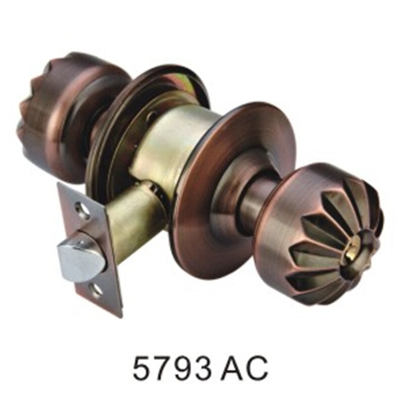 Common Using Iron Cylindrical Ball Round Knob Lock (5793 AC)