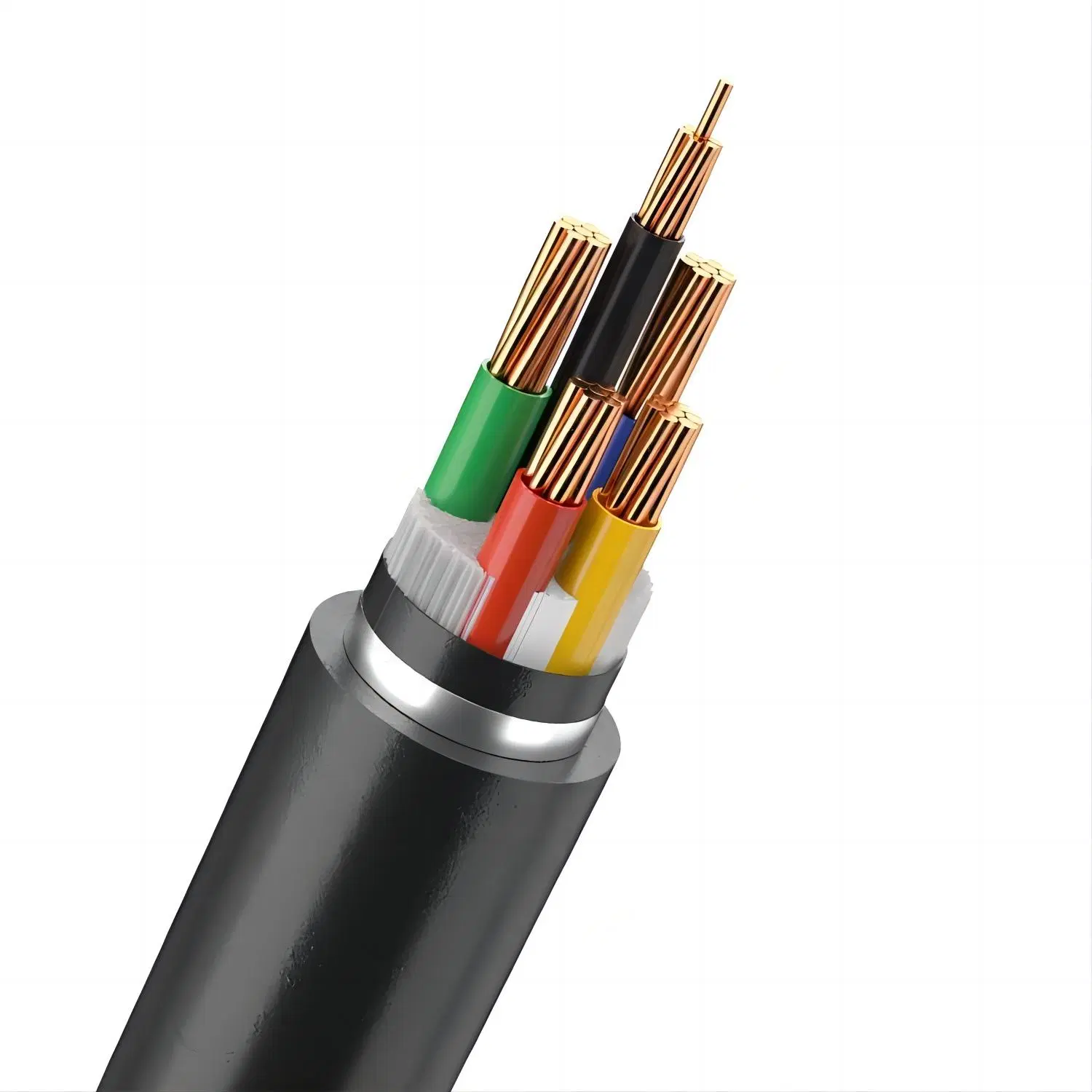 Precio al por mayor de 5 núcleos de tamaño personalizado de 16mm aislante XLPE Pve Cable eléctrico