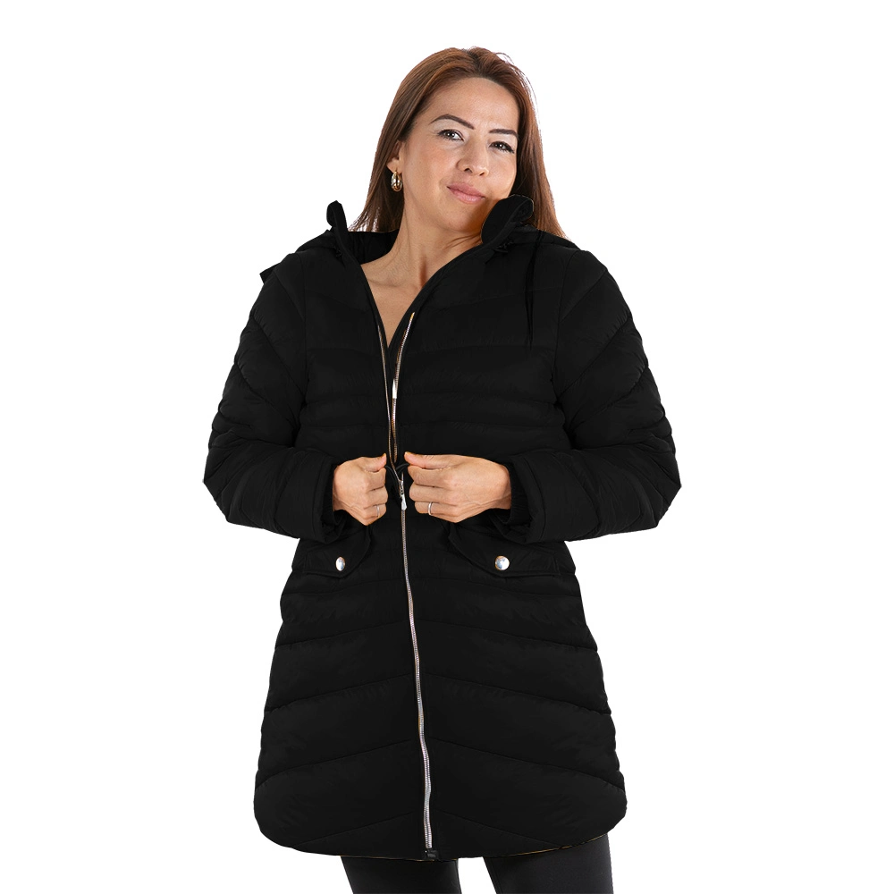 Women's Winter Anti-Wind Three Quarter Length Warm Jackts Wear