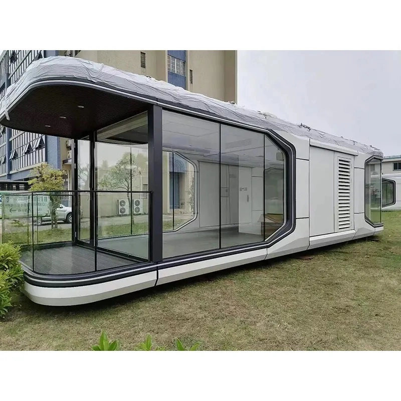 Economic Movable Prefab Prefabricated Capsule Hotel Apple Cabin Container House