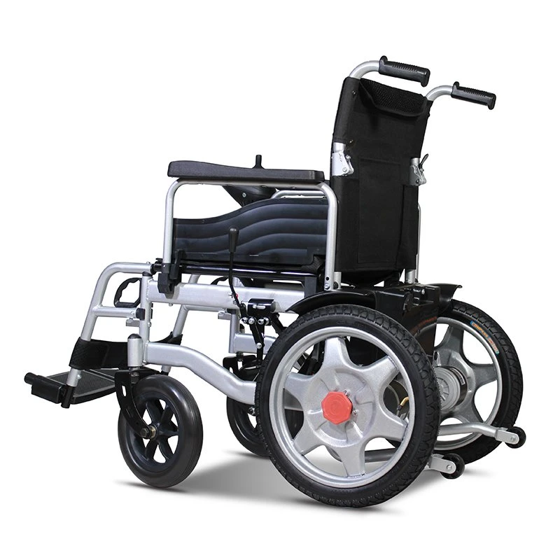 Low Price Foldable Lightweight Electric Wheelchair for Transportation, Suitable for The Elderly and Disabled