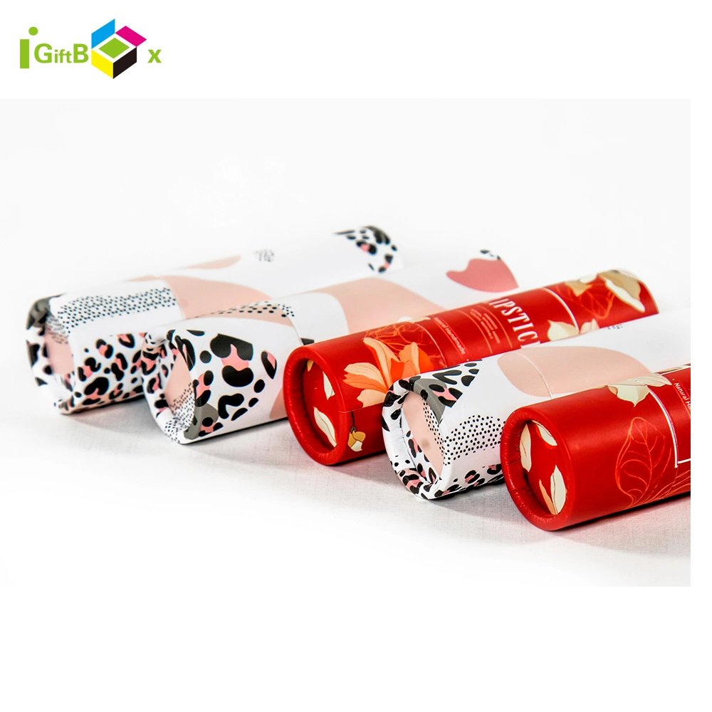 Customized Wholesale/Supplier Black Rigid Tube Packaging Box Round Cylinder Paper Gift Box