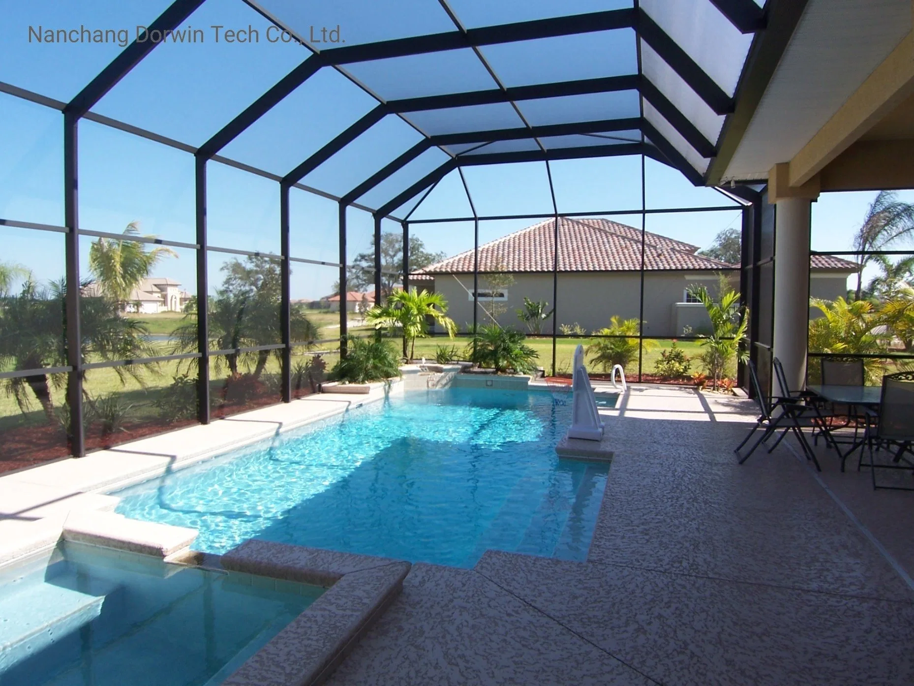 Florida Patio Aluminum Pool Cage Enclosure with Insect Screen