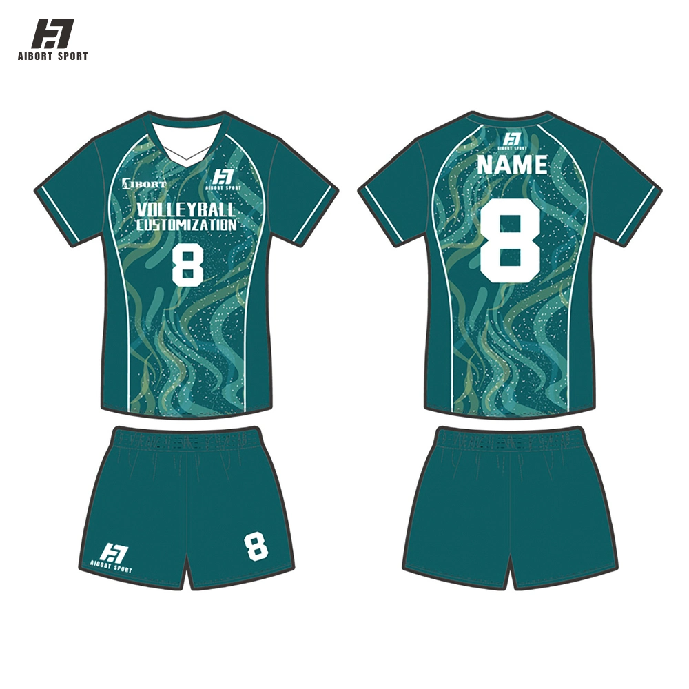 Aibort New Design Your Own Sleeveless Volleyball Jersey Volleyball Wear 2022 Wholesale/Supplier Sublimation Volleyball Jerseys