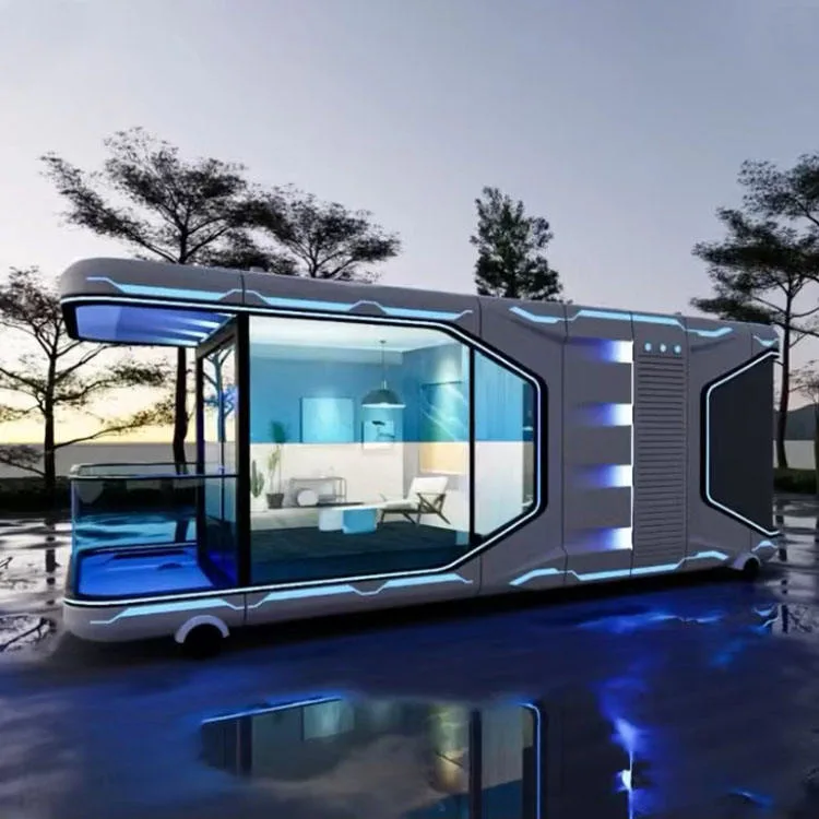 Space Capsule Movable Homes Mobile Prefab House Container Tiny Prefabricated Houses