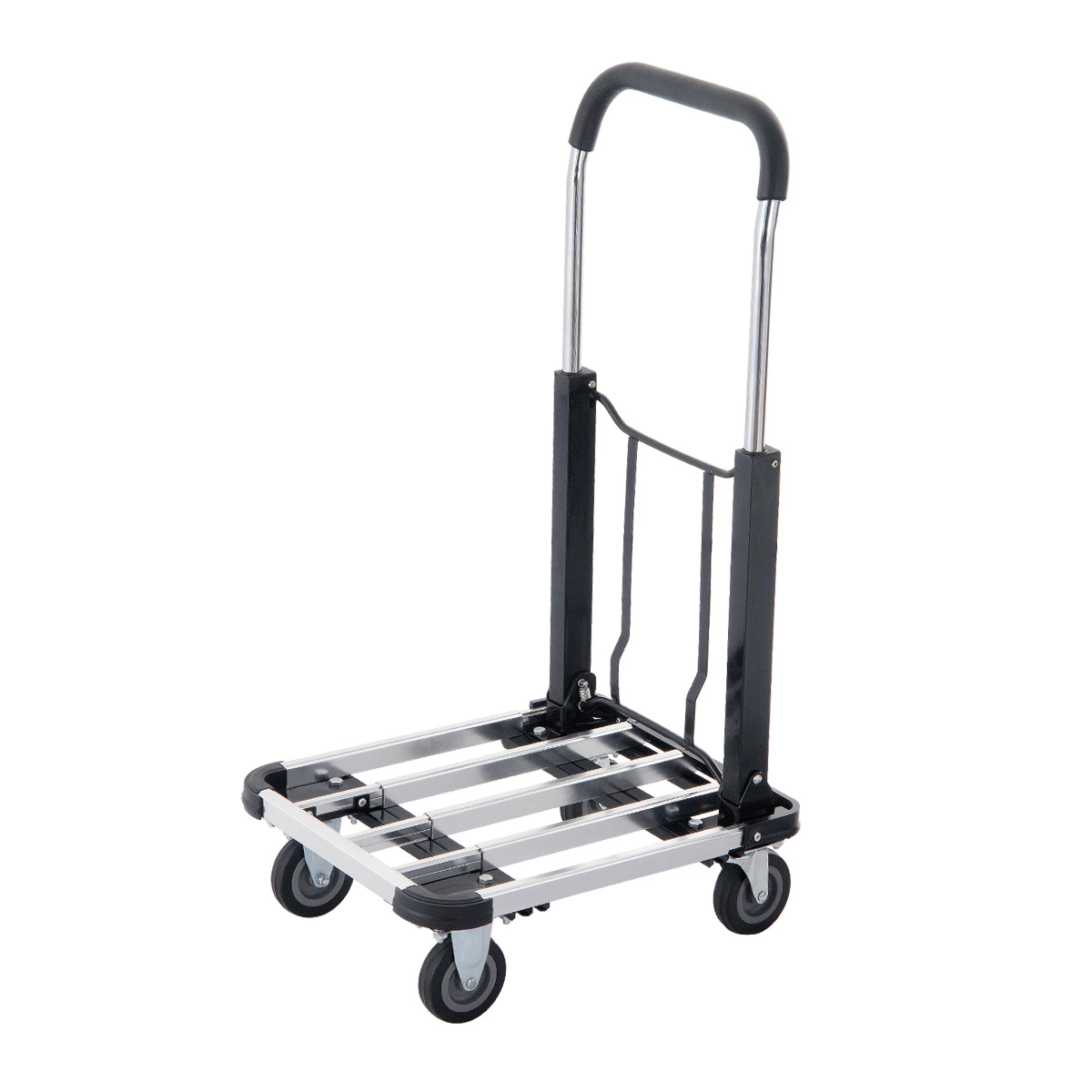 Outdoor Easy Folding Handling Trolley Portable Extensible Small Push Shopping Cart