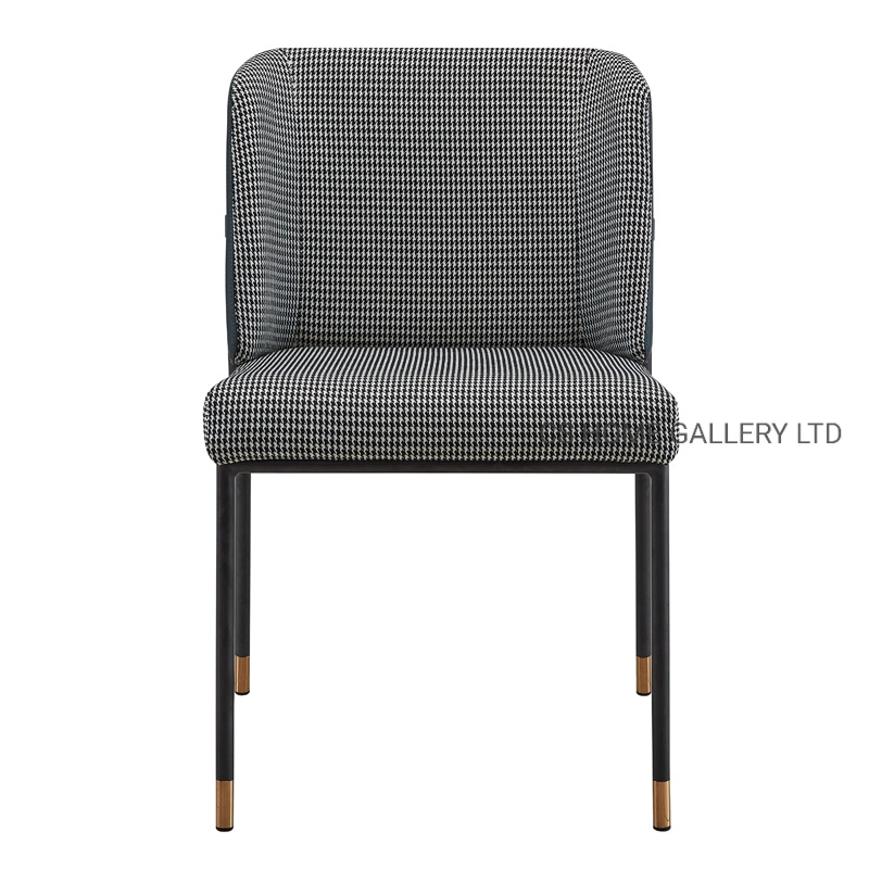 Office Furniture Upholstered Home Furniture High Back Metal Chair Modern Hotel Chair