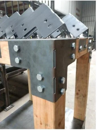 4 bases para postes de refuerzo de acero anclaje de soporte de metal de altas prestaciones Para base de postes de madera para cubierta de Pabellón Pergola de cercado de madera Barandilla