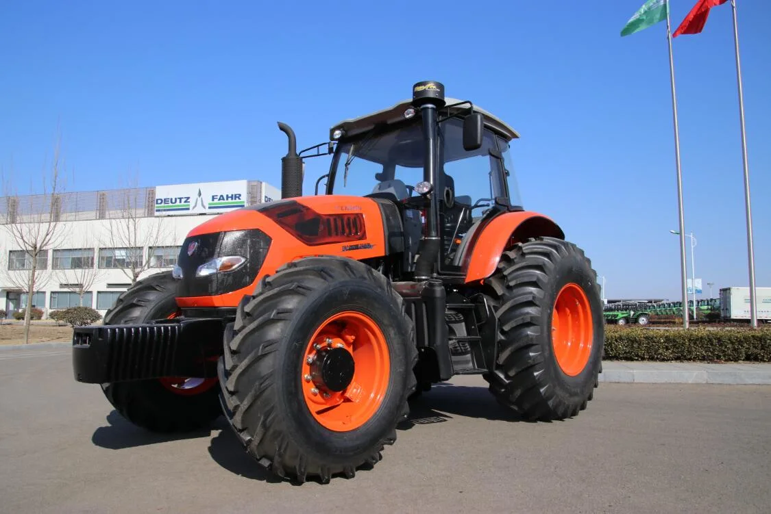 Haute durabilité et bonnes performances Chinois 90HP 4WD pour ferme Tracteur agricole Farmlead avec tracteurs ROPS