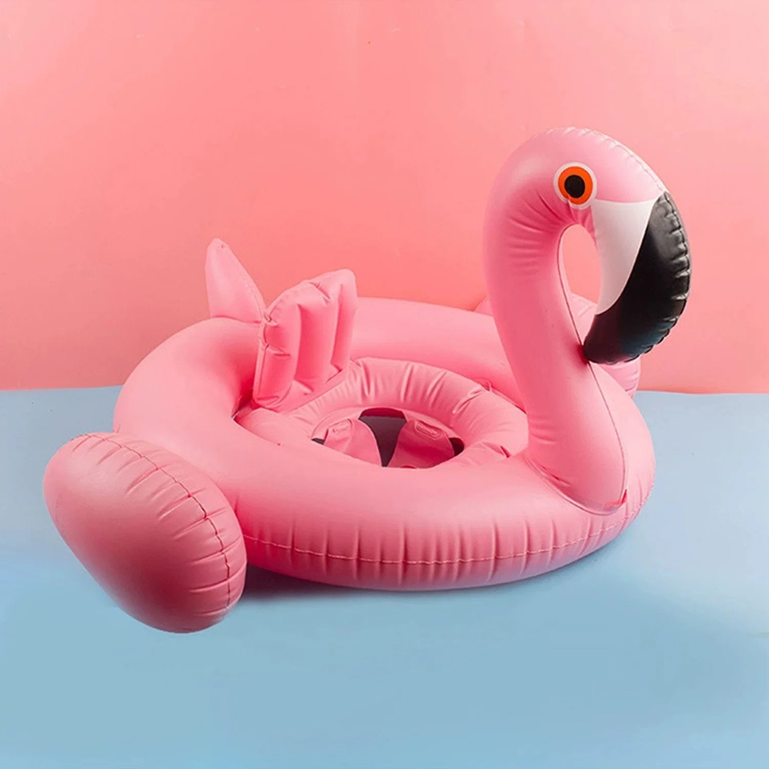 Outdoor Kinder Padded PVC Flamingos Aufblasbare Pailletten Schwimmen Sitz Ring