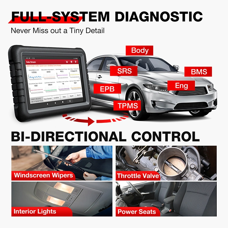 2021 Lançamento mais recente X431 Prós V 1.0 X431 PRO com diagnóstico bidirecional, 31+ redefinir as funções, a codificação da ECU, Programa Chave, Adas X431