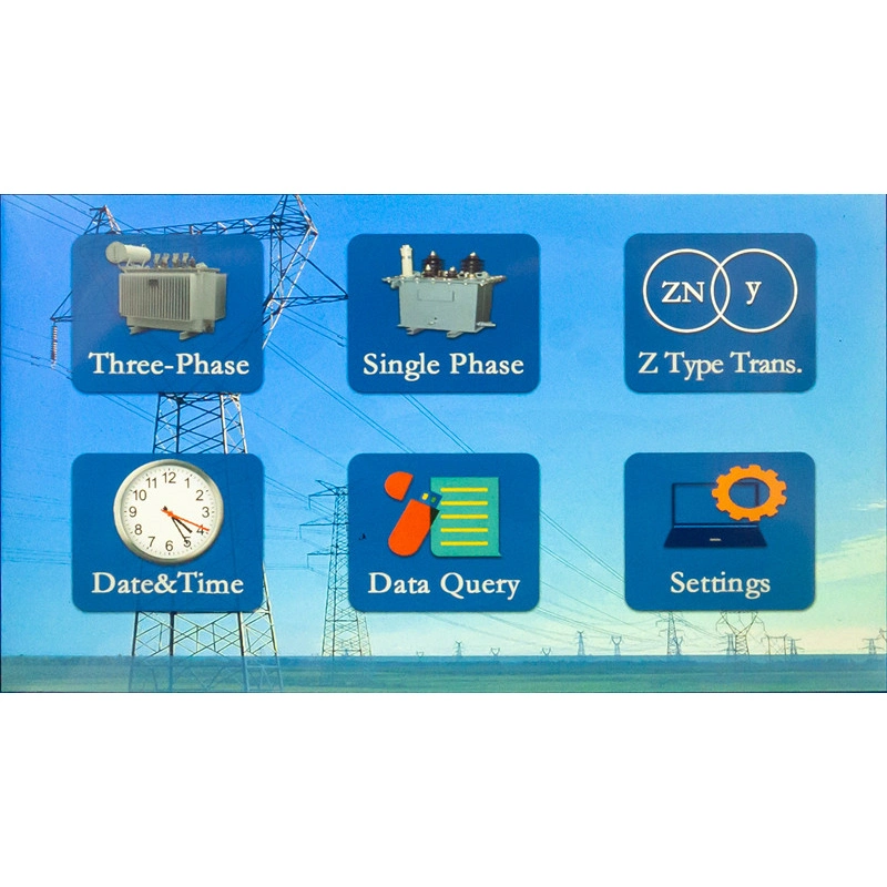 Portable Three Phase TTR Digital Transformer Turns Ratio Tester