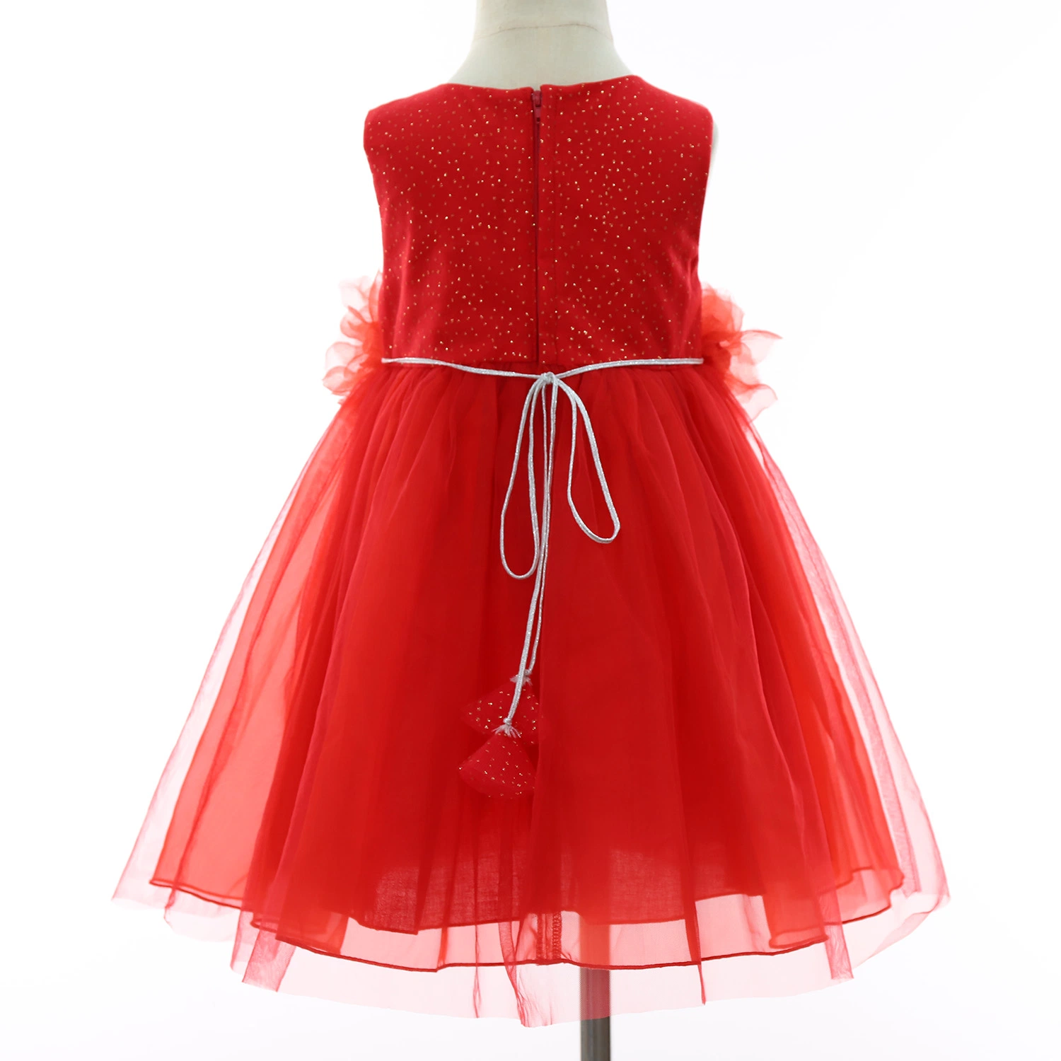 Пружина летние коллекции горячего валика клея цветочный тюль девушка платье партии платья для детей одежду
