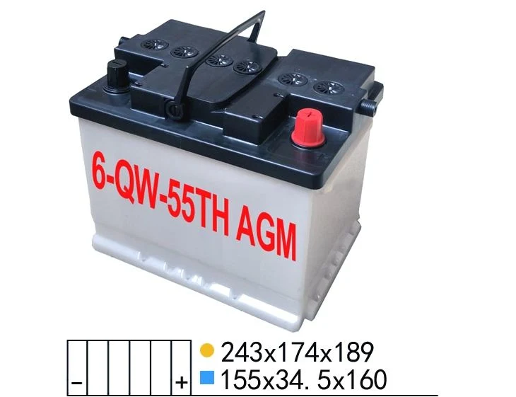 6-Qw-65h AGM Lithium mit USV-Batterie-Box 280ah Hochwertige Bleisäure Gel 12V 7Ah Werkzeugsatz Bohrflasche E Bike 21700 12-Volt-Batteriekasten