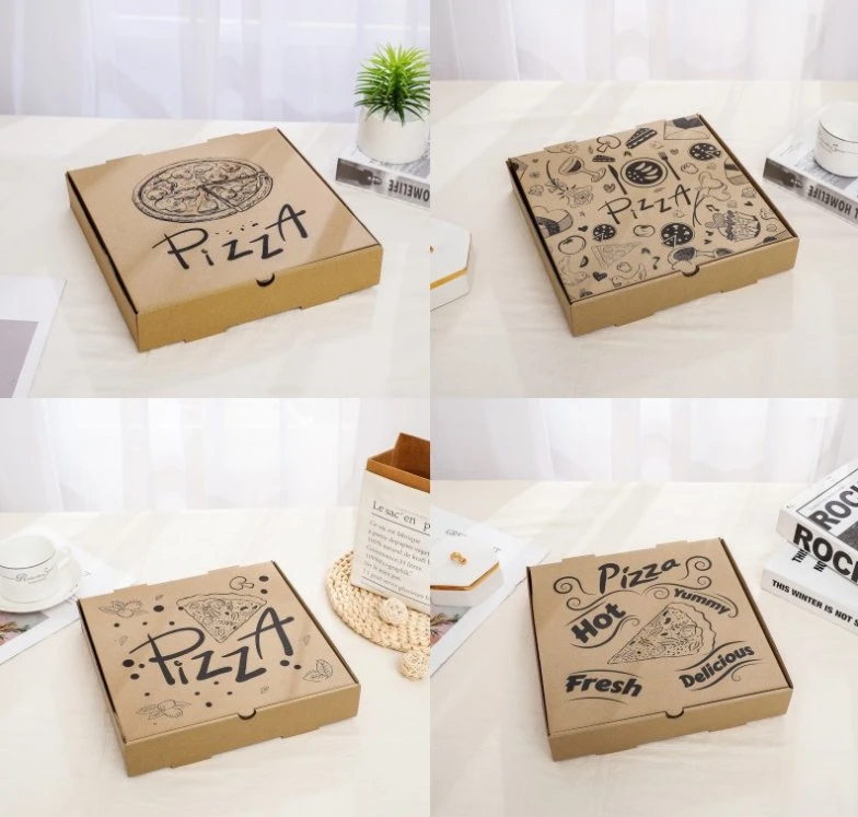 Custom Pizza Box Paper Food Box Pizza Package Box Wholesale/Supplier Good Quality