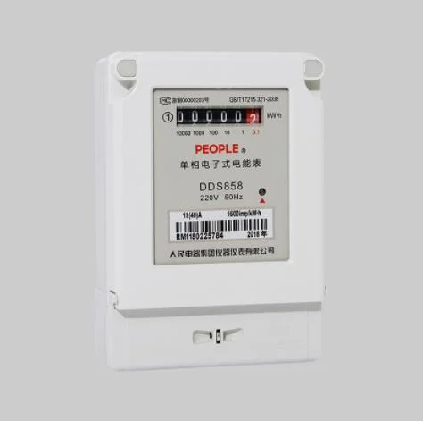 People Brand Dds858 Single-Phase Electronic Prepaid Watt-Hour Meter