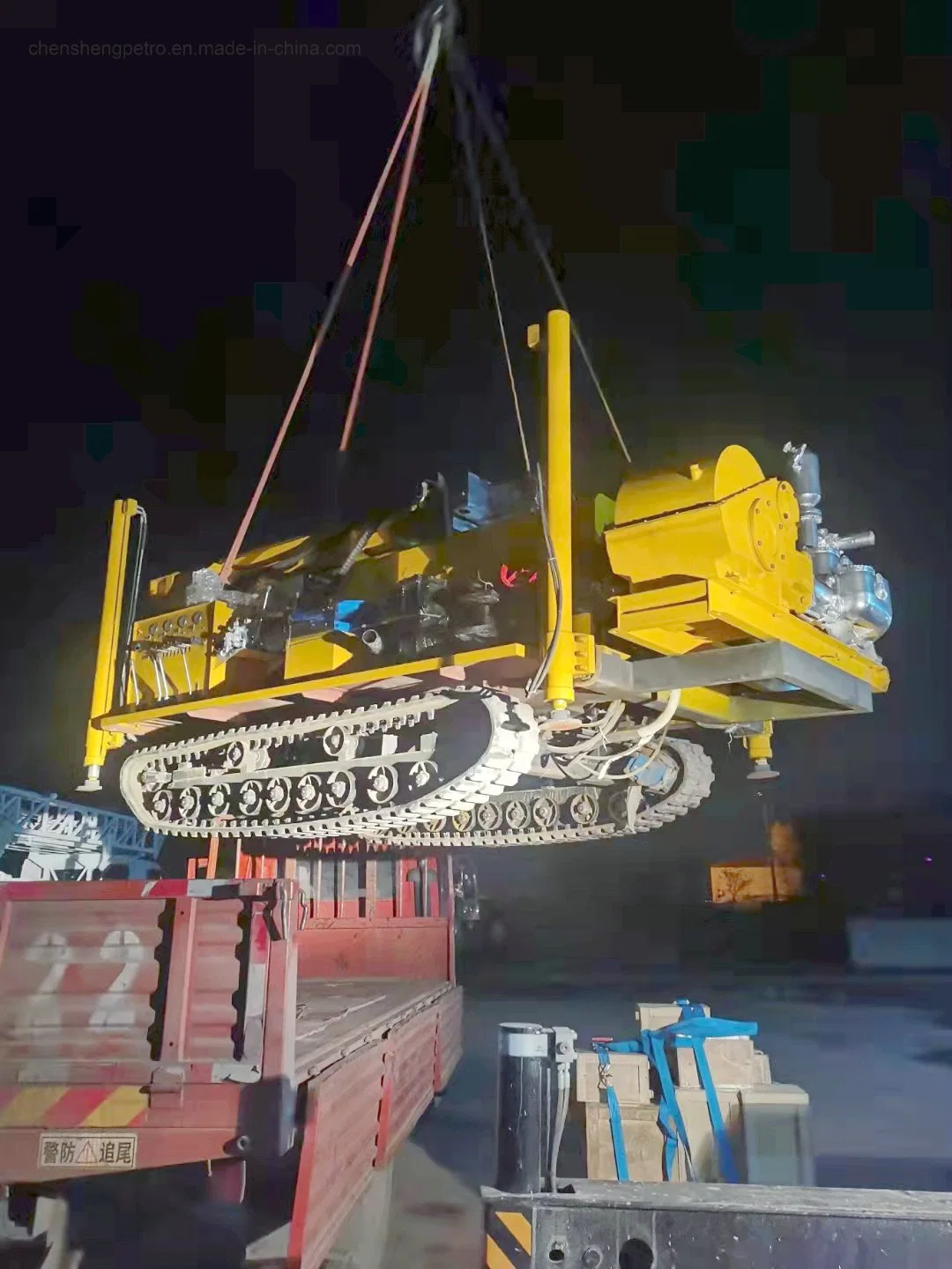 Crawler Type! Water Well Drilling Rig 300m Depth Diesel Engine Driven with Rotary Power Head