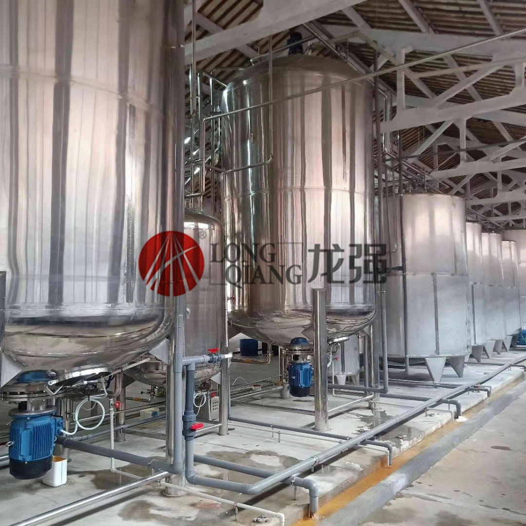 Apple Cider Making Machine Fruit Jam Fruit Vinegar Liquid Fermentation Process Line