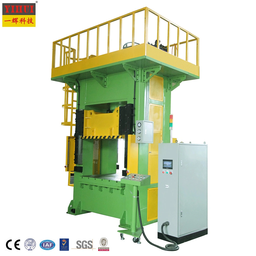 Servo System Hydraulic Deep Drawing Aluminum Pot Making Press Machine with H Frame