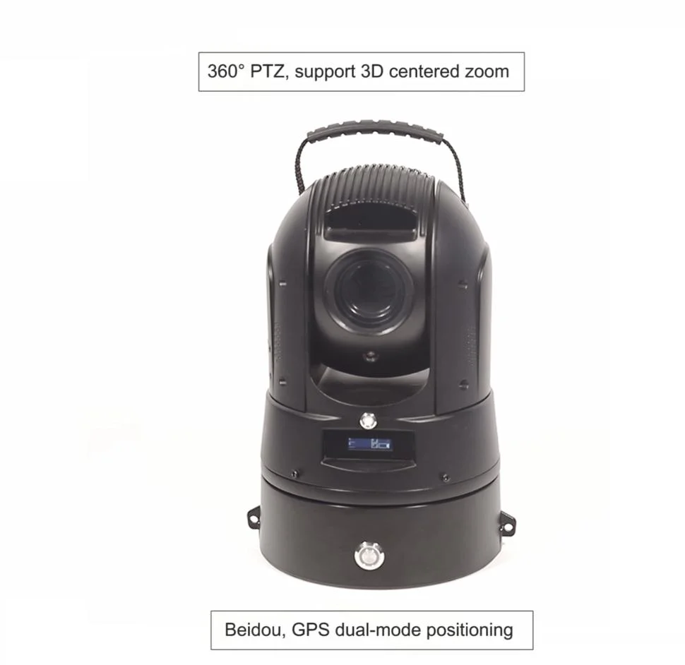 Remote Video Monitoring Mobile Emergency Surveillance WiFi 4G 5g GPS PTZ Camera