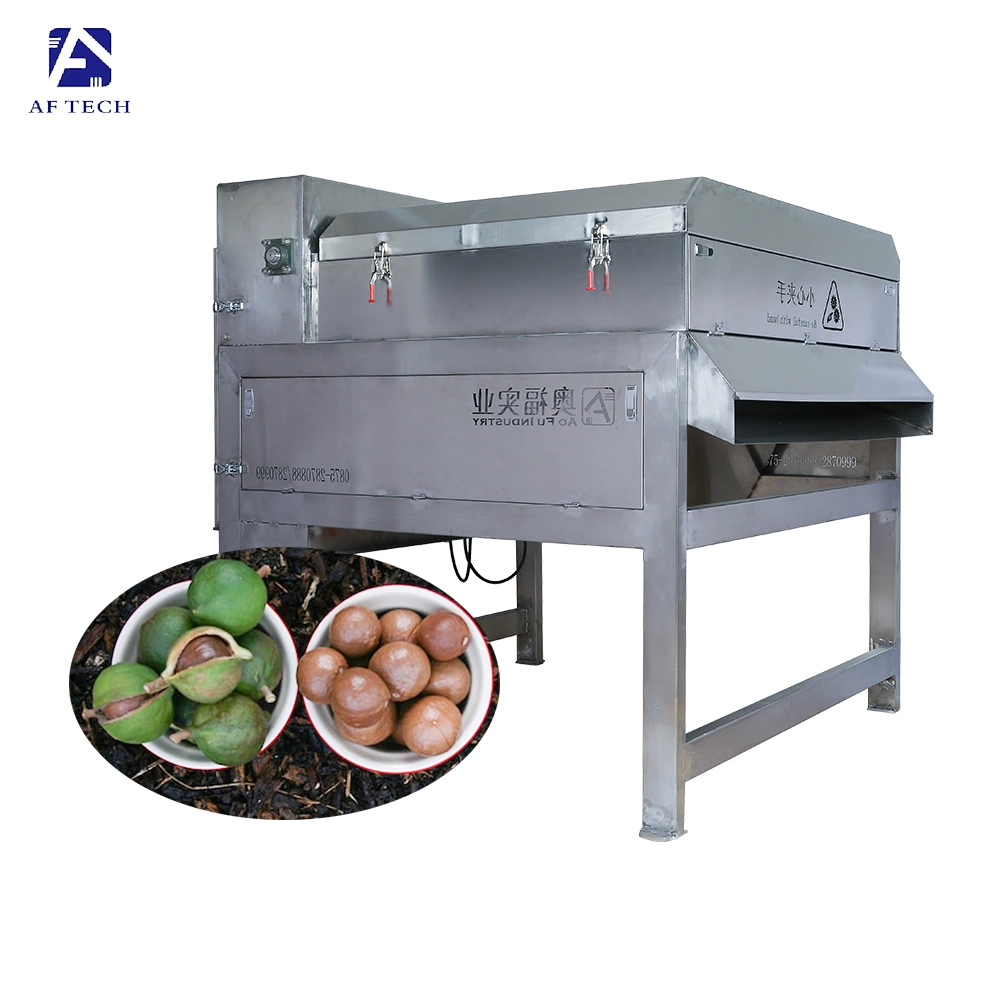 Fresh Macadamia Nut Farm Use Green Fruit Skin Peeling Processing Equipment