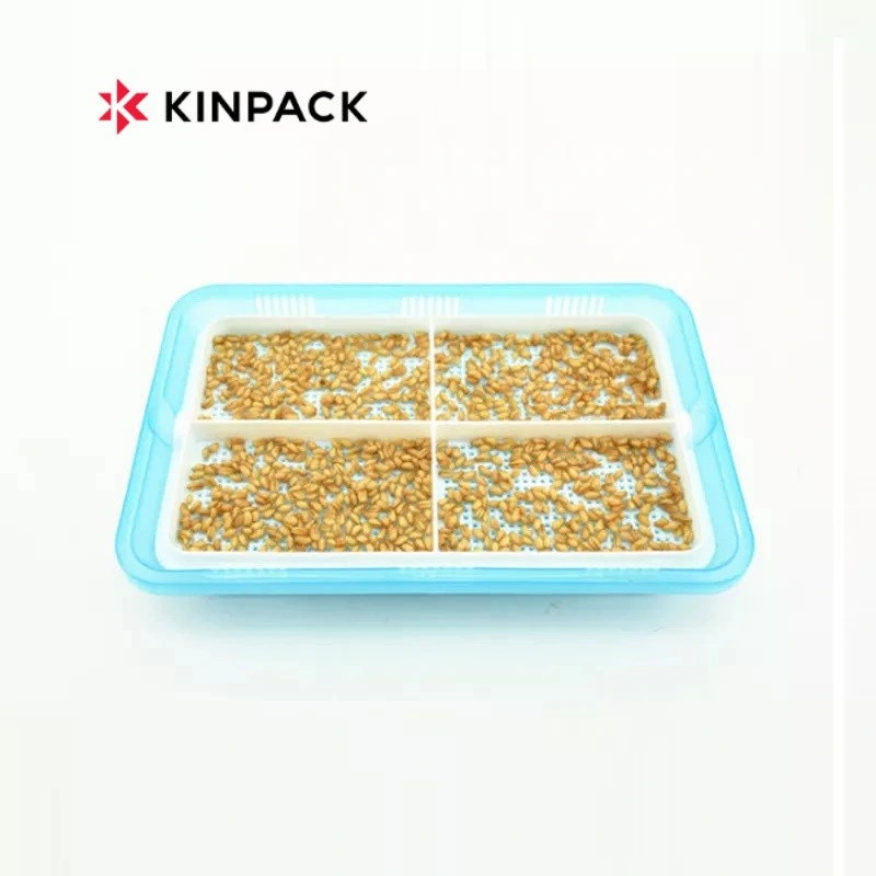 Kinpack Sprout Tablett Weizen Gras Katzenminze Anbau Box Haustier Katze Gras Wächst Keimende Behälter Moderne Haustierprodukte