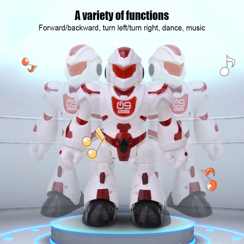 Infrarot-Strahl-Fernbedienung Intelligente Programmierung Roboter singen Tanz RC Roboter Spielzeug mit Licht und Ton Multifunktionale Spielzeug Roboter