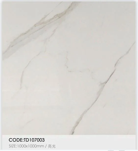 Nuevo diseño 1000X1000mm Precio al por mayor Cerámica de mármol de Jade vidriado pulido Piso brillante Porcelana Tile pared y suelo