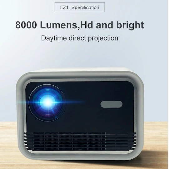 Hot Sale Wireless 3D LED Mini Projector Full HD Home Theater Projector