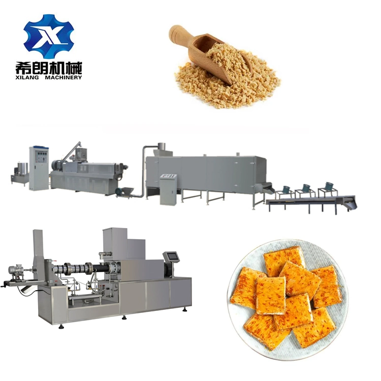 Good Price Automatic Tsp Tvp Textured Soya Protein Making Machine Soya Meat Nuggets Extruder Processing Machine
