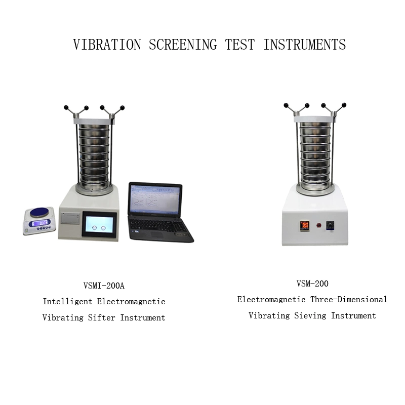 Intelligent Electromagnetic Vibrating Sifter Instrument Electromagnetic Vibrating Sifter Test Machine Vsmi-200A Screening Equipment