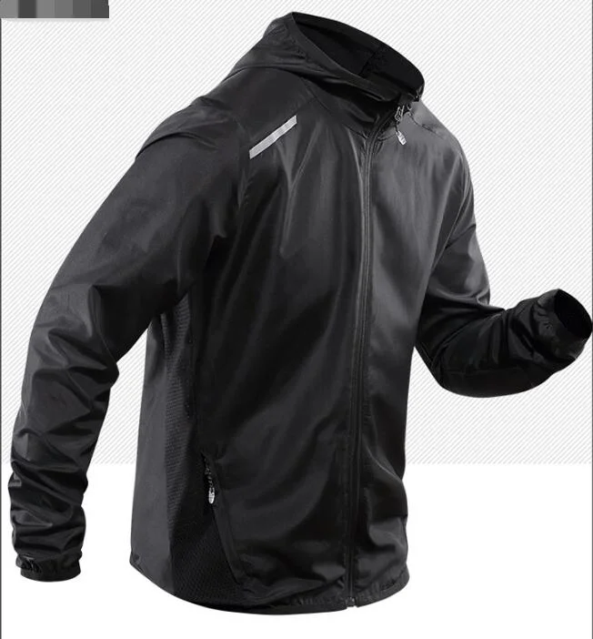 New Men's Sports Windbreaker Outdoor Breathable Loose Long Sleeve Running Casual Jacket, Coat, Top