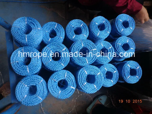 PP Splitfilm 3 Strands Twisted Rope Agriculture Packing Rope