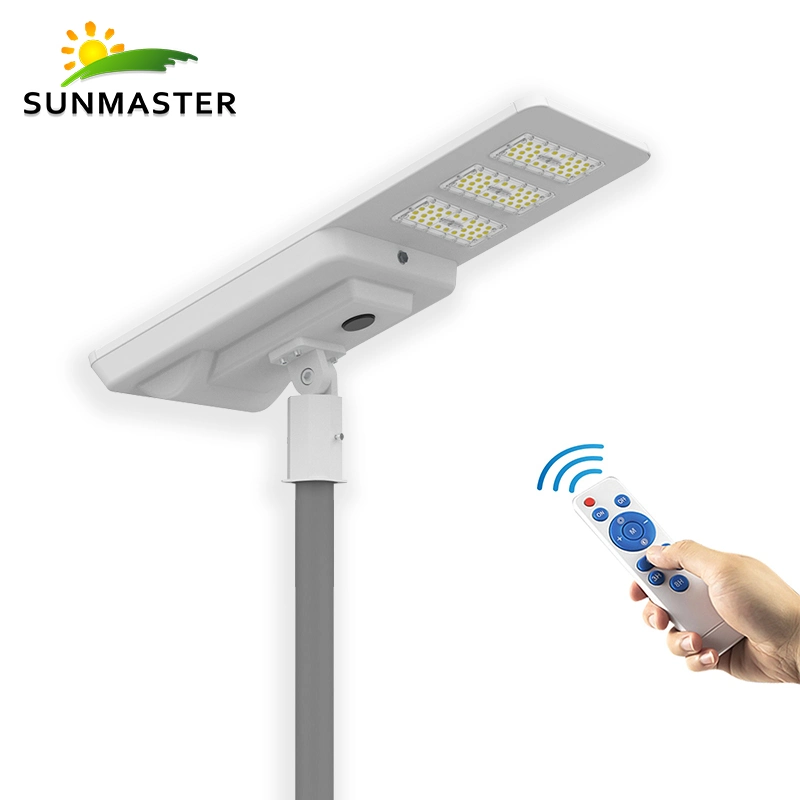 LED de encendido del alumbrado público 150W 300W en una inteligente automático del alumbrado público solar al aire libre