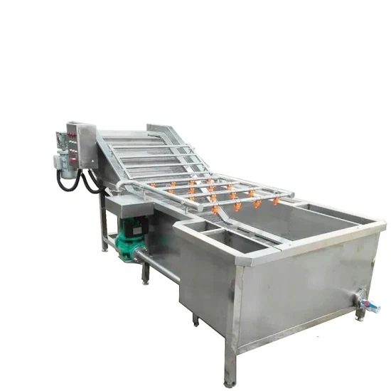 Fruit & Vegetables Bubble Cleaning and Washing Machine Conveyor Belt Washer