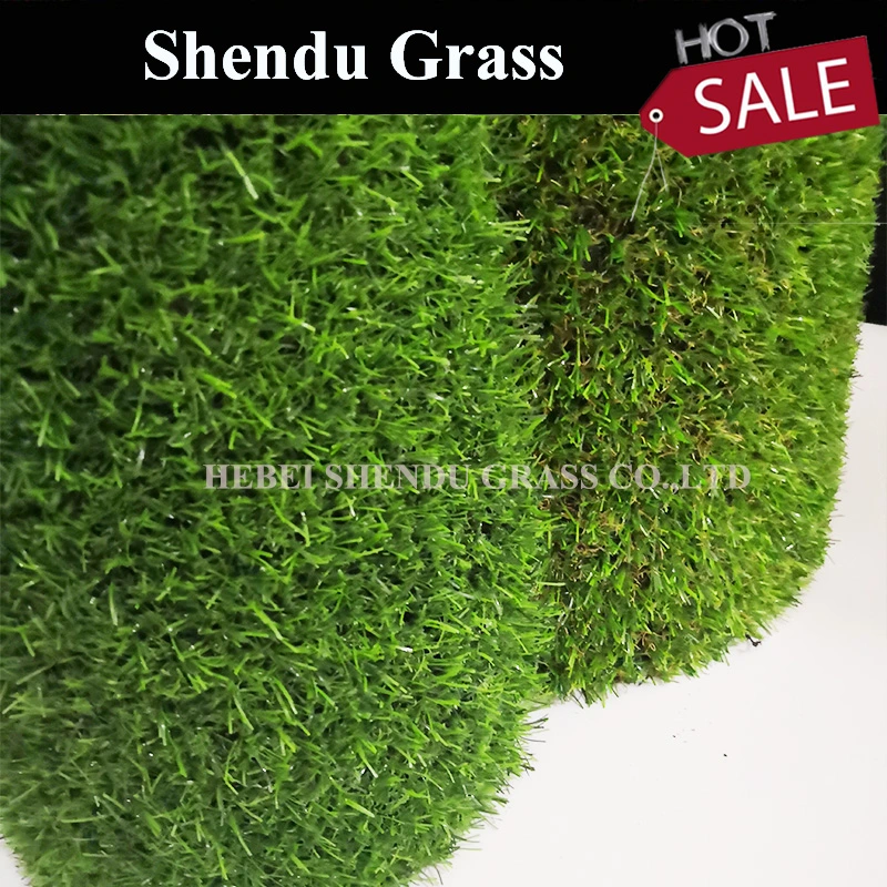 20mm Plastic Fake Synthetic Artificial Grass Lawn with Double Backing for Landscape/Garden Decoration