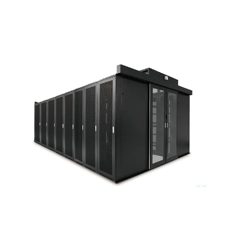 42u Rack de servidor de colocación Solución de centro de datos micro Contención de pasillo frío