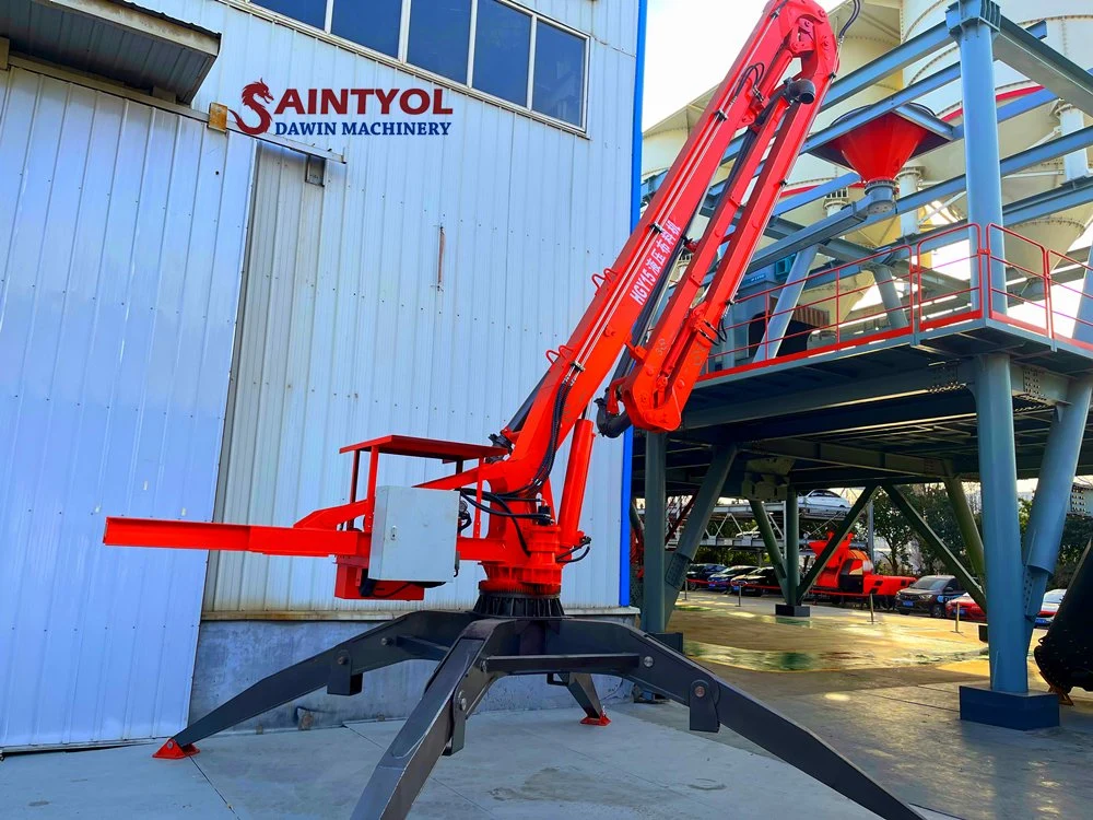 Qingdao Saintyol Dawin Machinery Hgy13 15 17m Trailer Mobile Concrete Placing Booms Professional Manufacturer Supplier